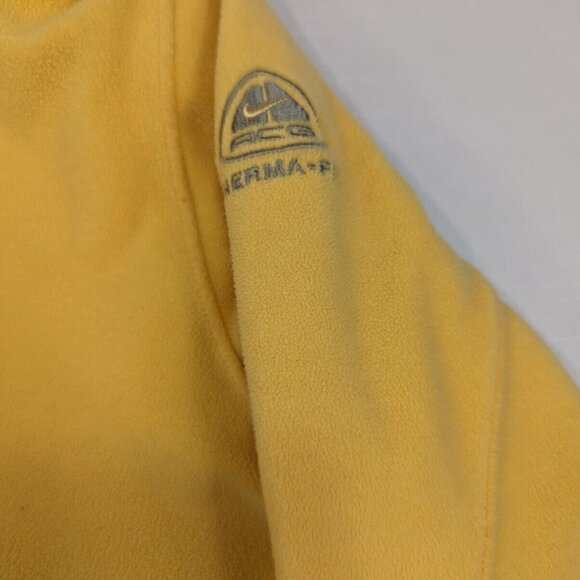 VTG Nike ACG Thermal Mock Neck Base Layer Fleece Pullover Sweater Womens M 8-10 - Picture 4 of 11